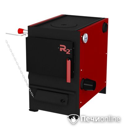 Твердотопливный котел Термокрафт R2 9 кВт конфорка термометр круглый выход в Полевском